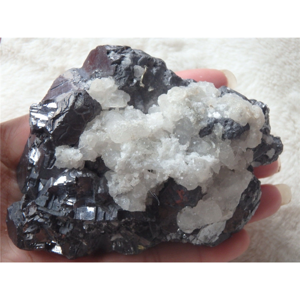 翠晶工坊天然矿物晶体保加利亚方铅矿矿物标本教学标本
