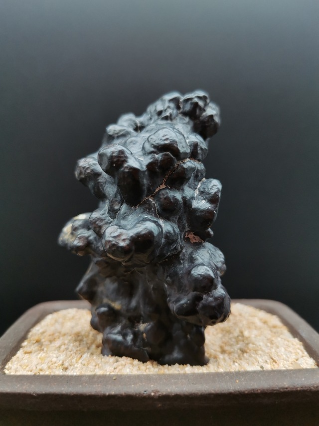 石馆 禅石缘  黑金刚藏品名称:黑金刚 石种:埃及金刚 产地: 大小:6*4.