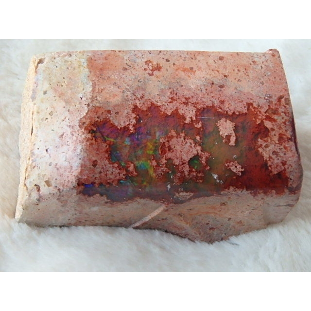 翠晶坊天然矿物晶体标本墨西哥蛋白石火蛋白收藏观赏矿物