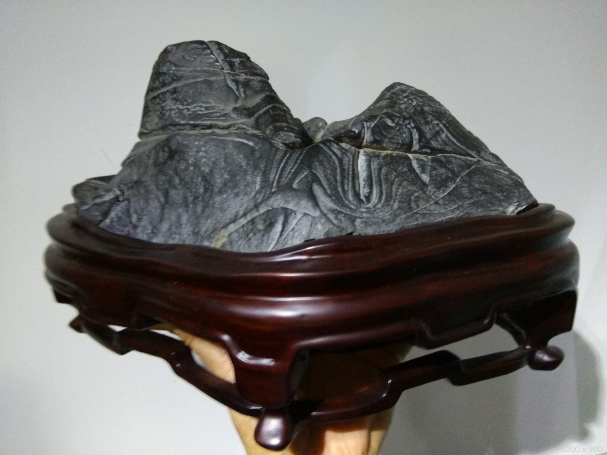 带天池的纹石山子【风水宝地】 - 石馆 - 国石网