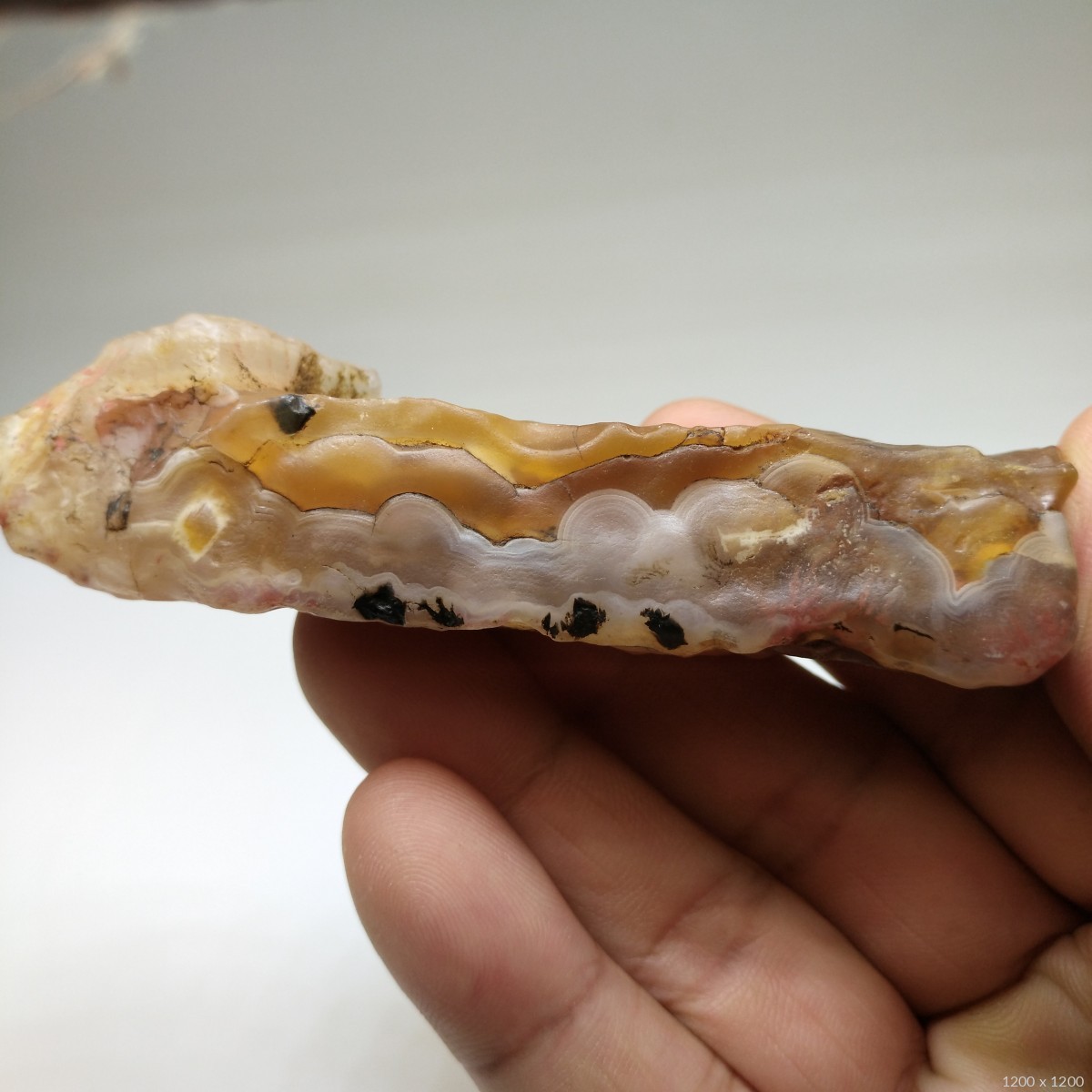 指纹纹理玛瑙石