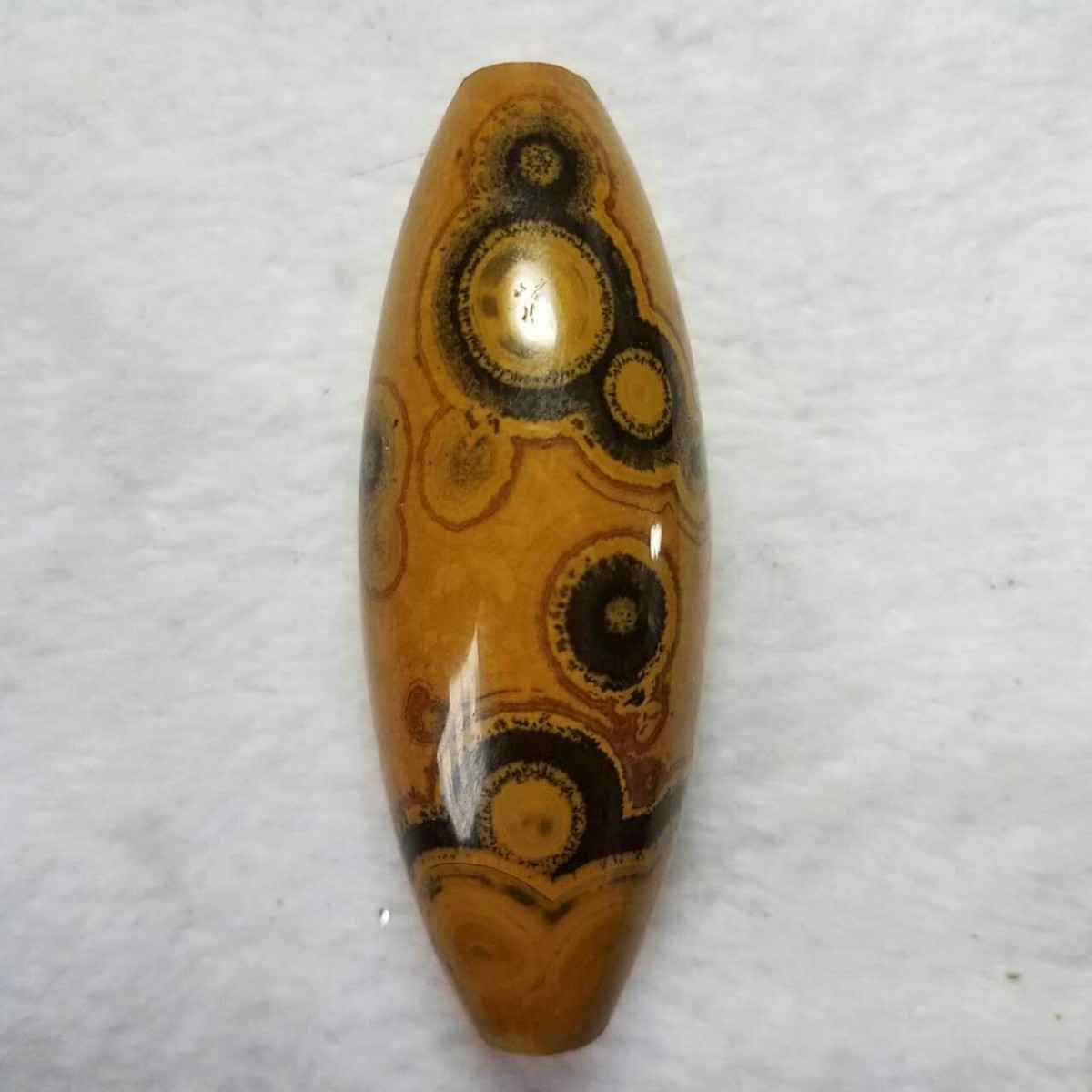 极品橙红色佛天珠