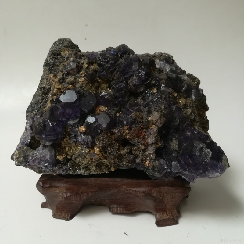 紫萤石矿晶