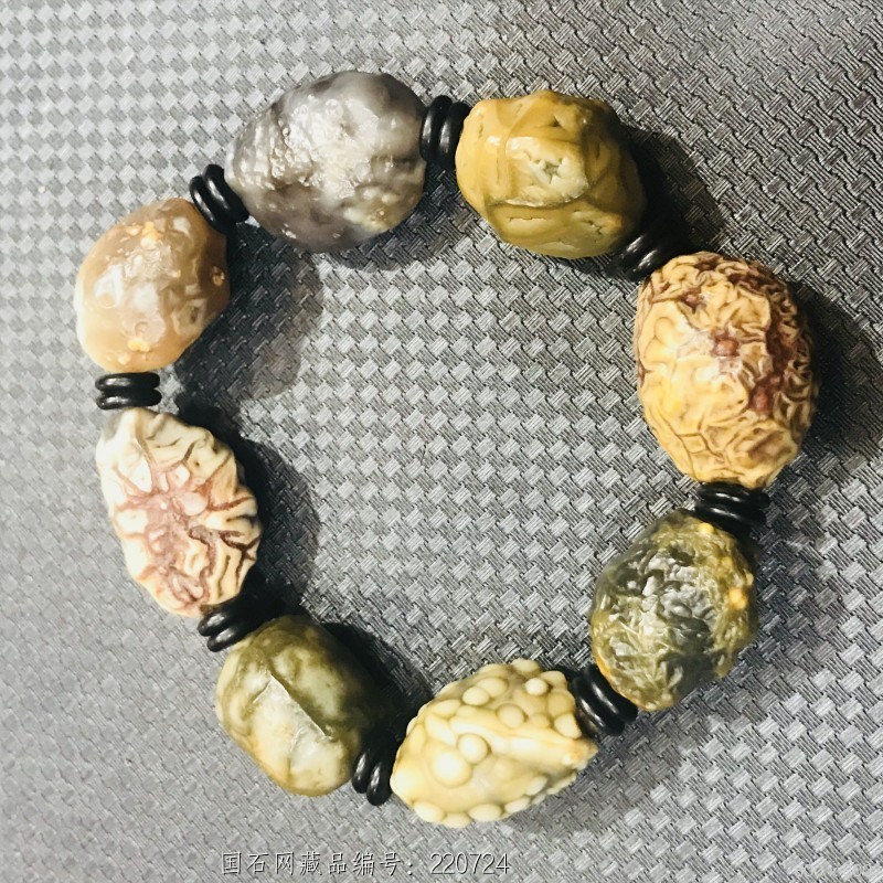 戈壁经脉石手串