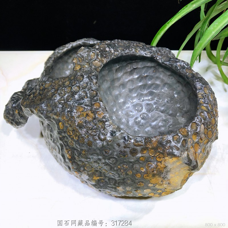 珊瑚化石烟灰缸，鱼缸