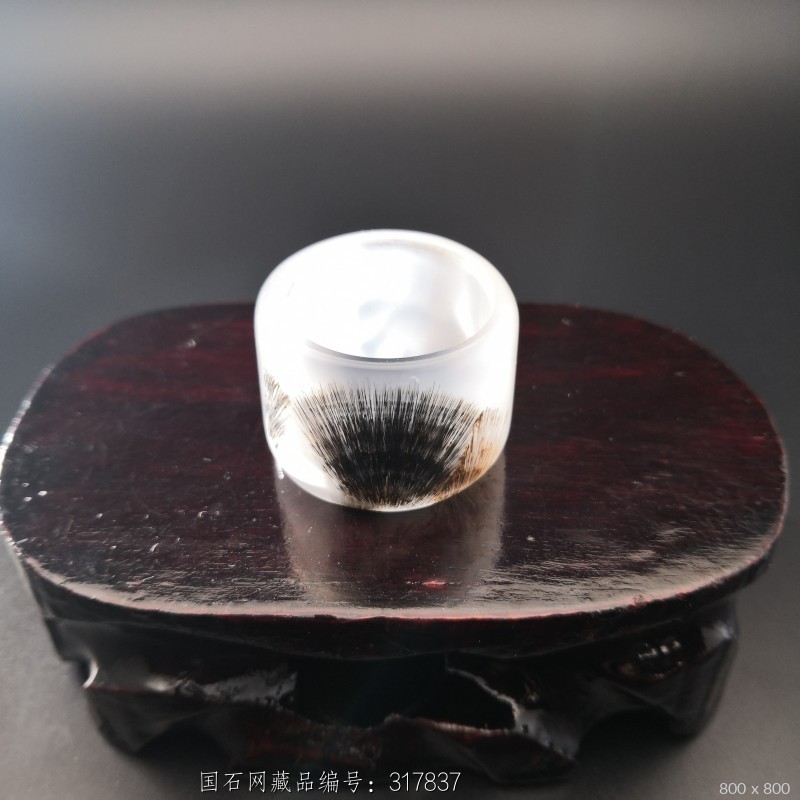 马达加斯加极品高冰法师扳指海洋玉髓