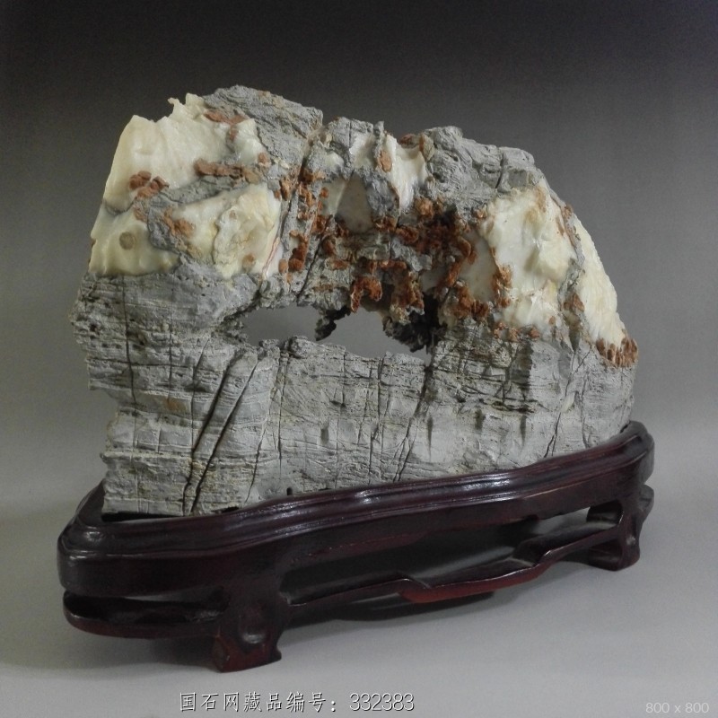 福天洞地灵璧白灵原石