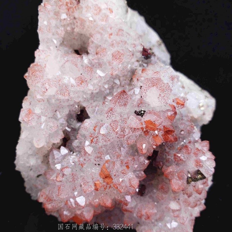 10天然水晶洞红水晶晶簇原石共生多种矿物矿晶矿标矿物晶体标本