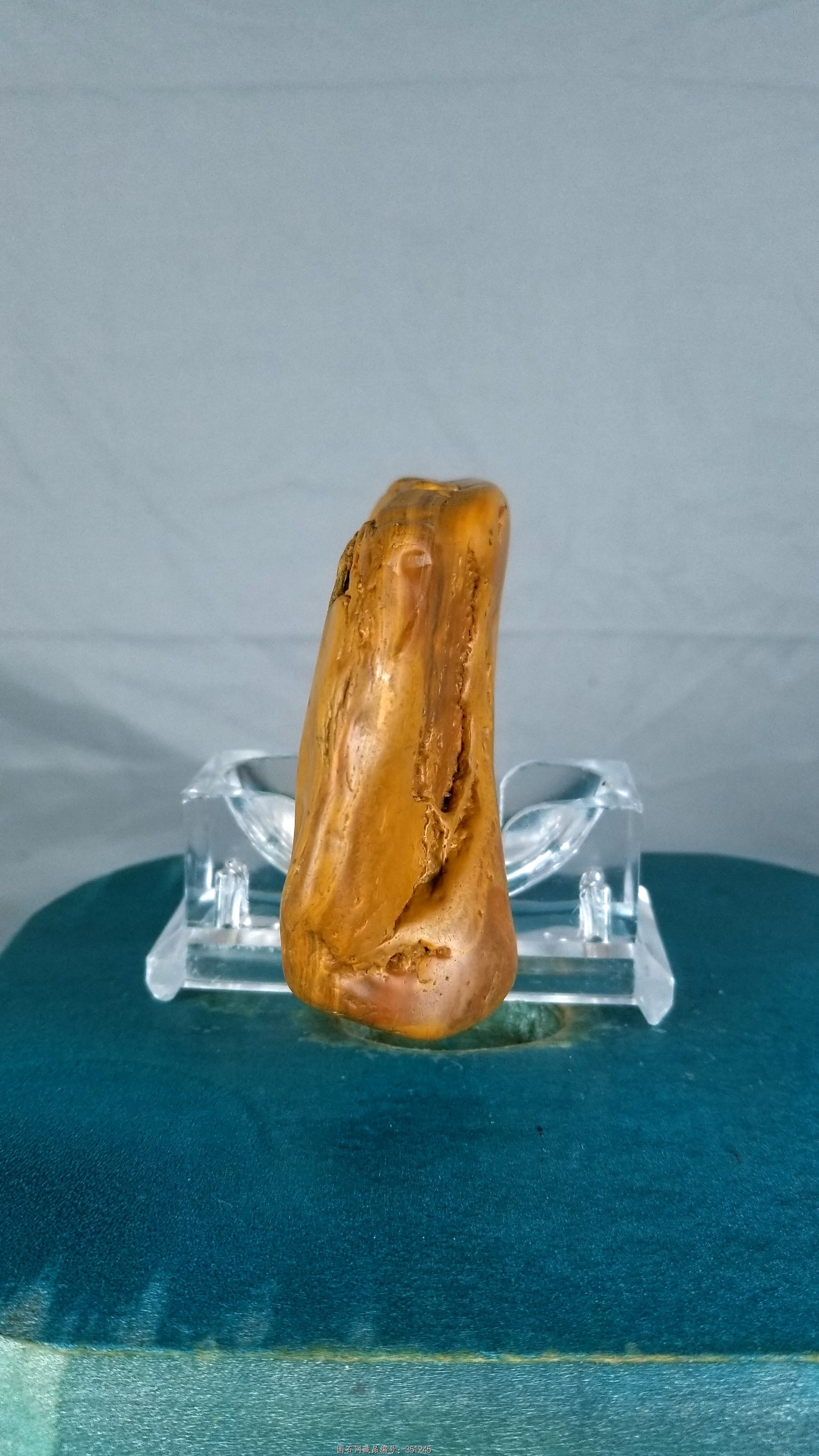 北极熊水冲画面黄蜡石