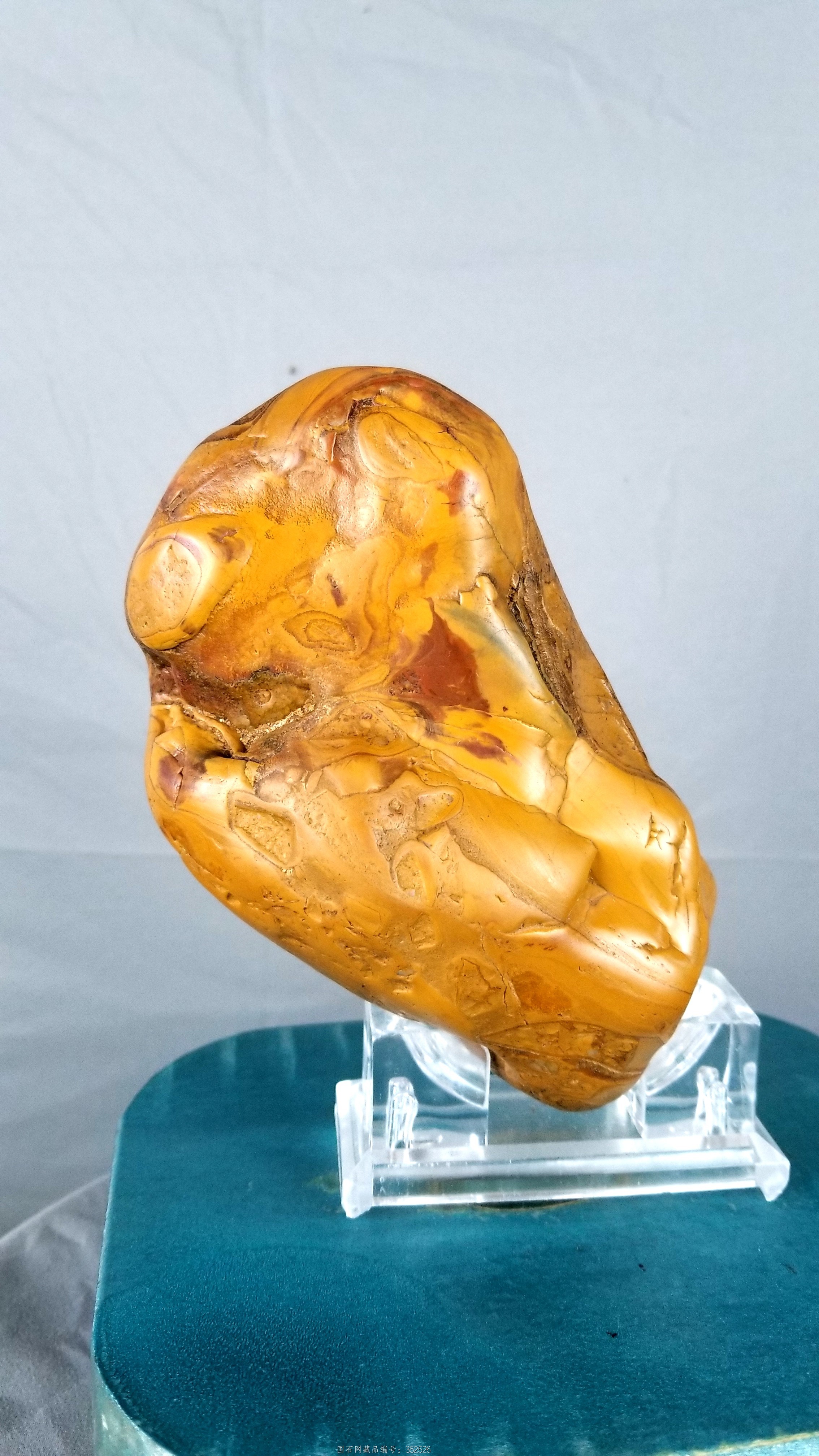 鹦鹉画面黄蜡石