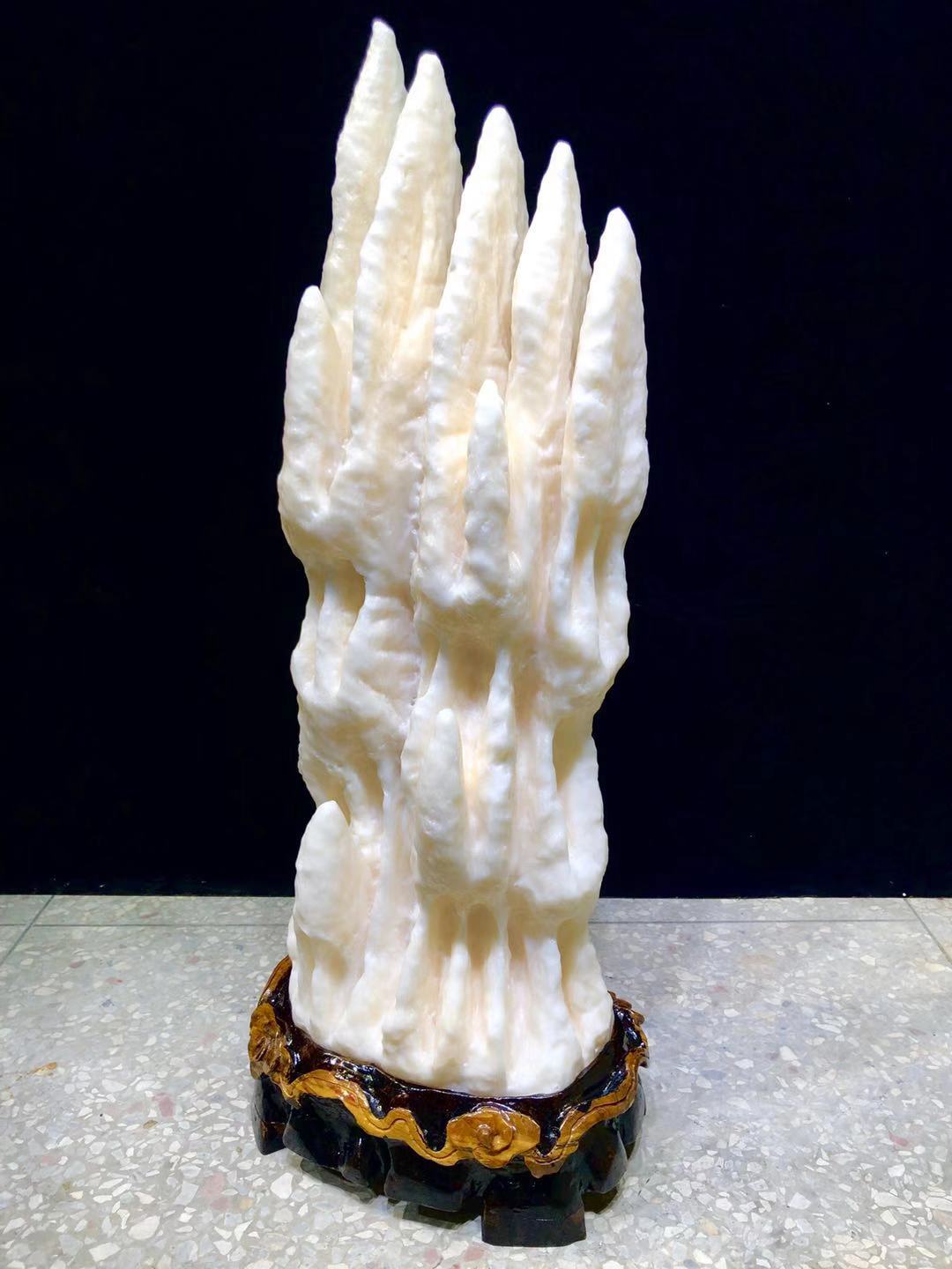 精品钟乳石风水摆件家居商务观赏石