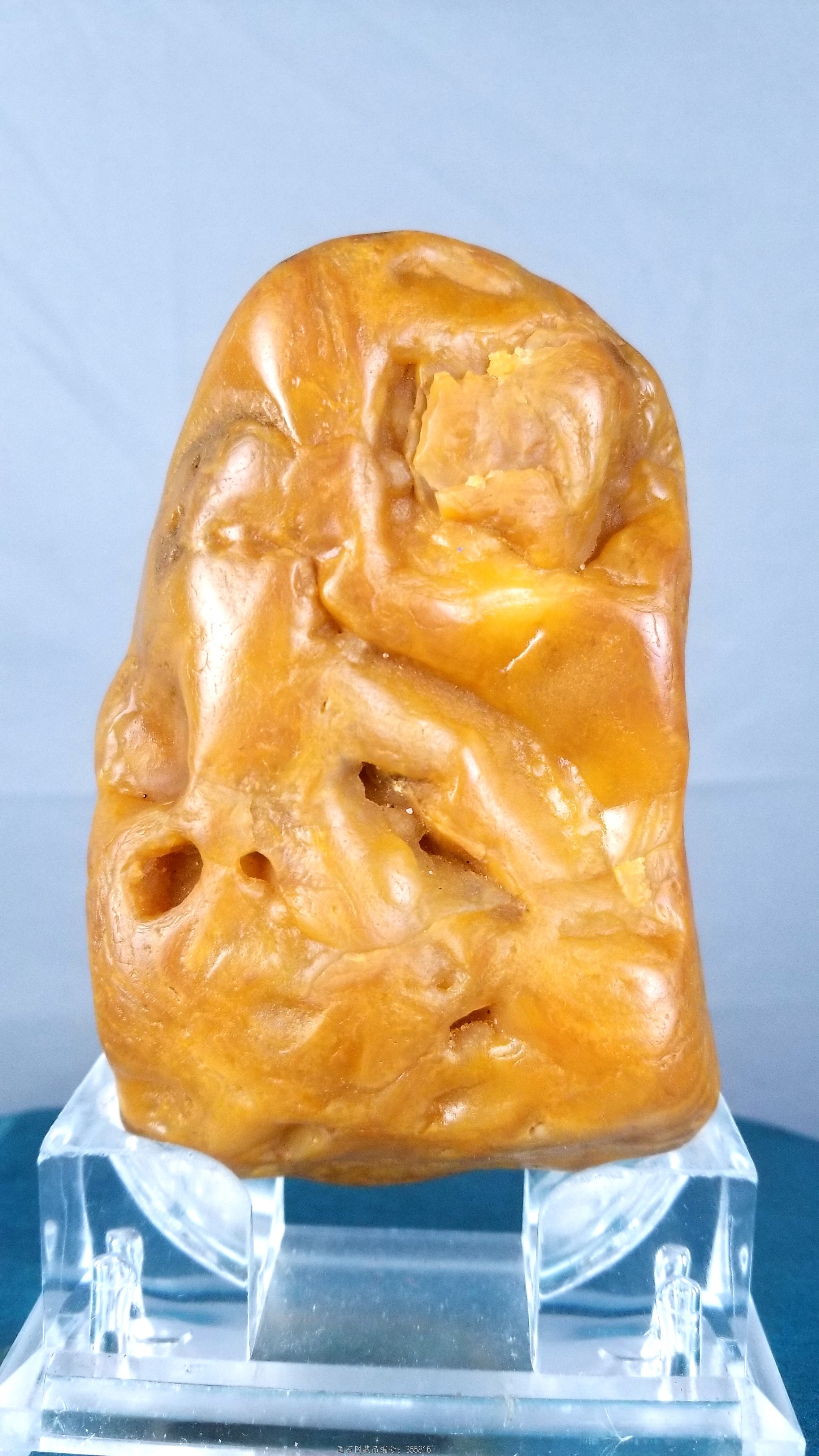 原皮玉化黄蜡石
