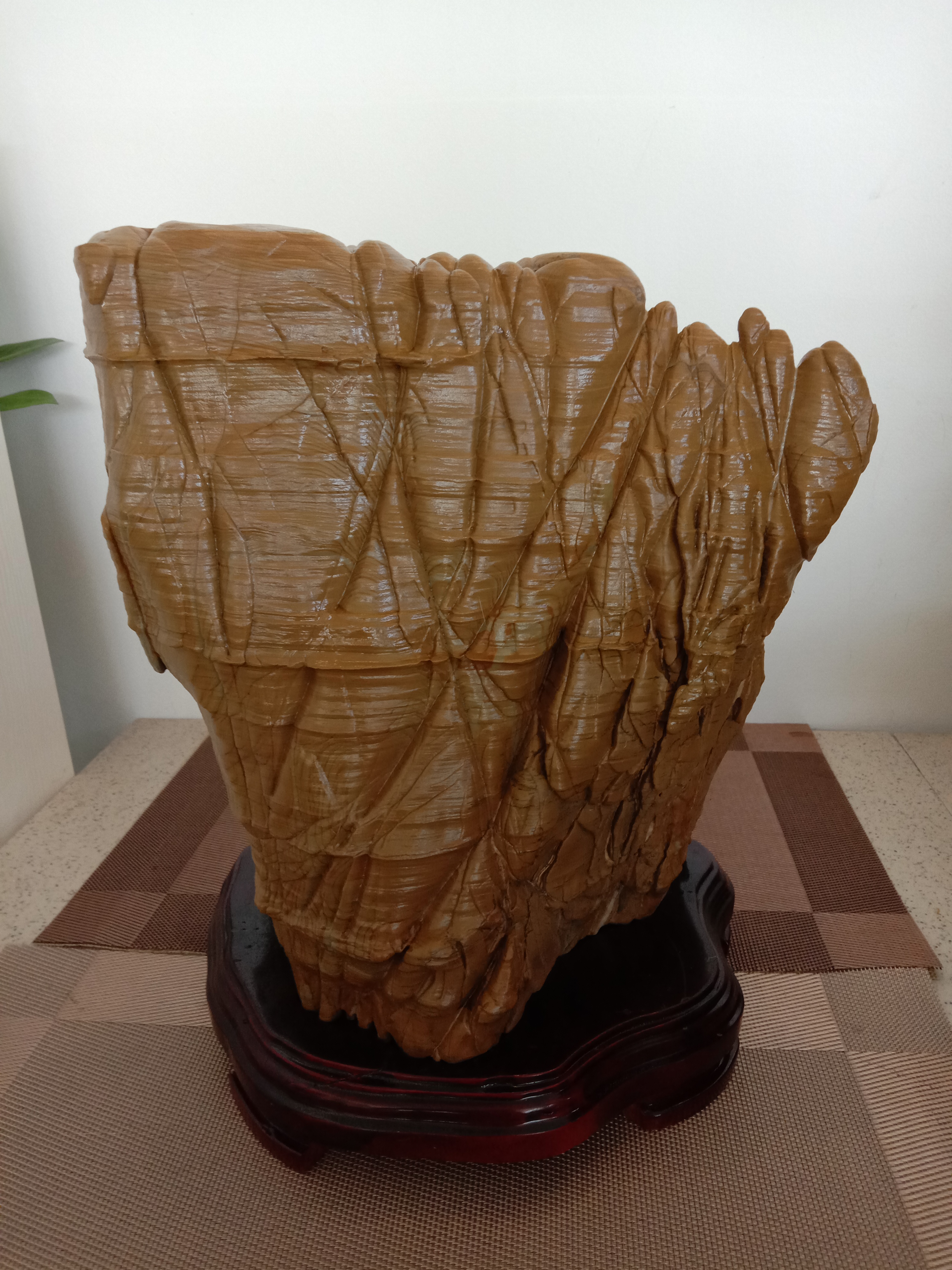 松花石天然奇石摆件儿长白山松花石s022